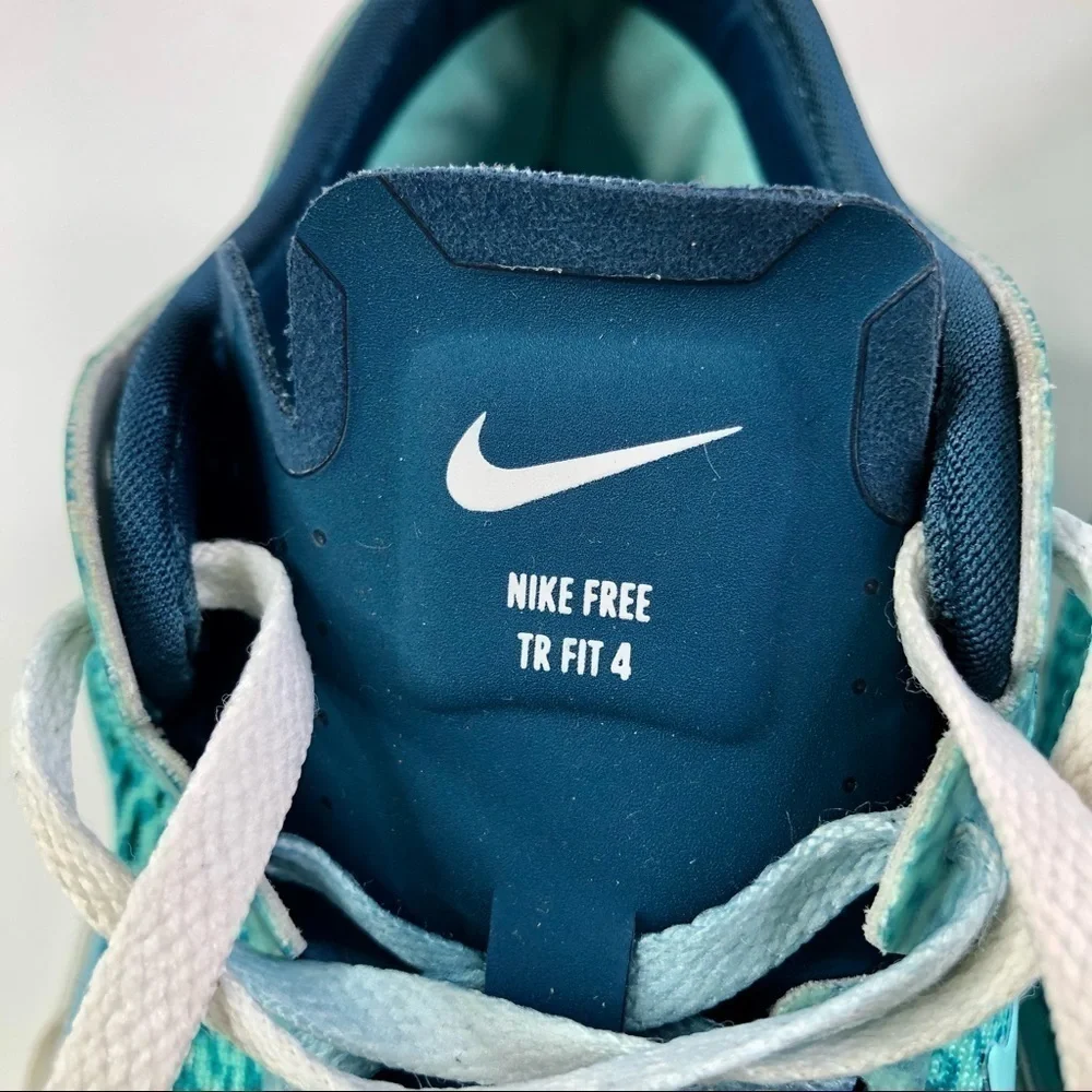 Nike Free TR Fit 4 blue running shoes women’s 8
